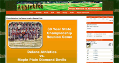 Desktop Screenshot of delanoathletics.org